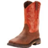 Ariat Men's WorkHog 11" Wide Square Soft Toe Work Boot- Earth 10005888