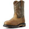 Ariat Men's WorkHog 10" Comp Toe WP Work Boot - Aged Bark - 10008635