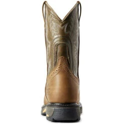 Ariat Men's WorkHog 10" Comp Toe WP Work Boot - Aged Bark - 10008635 7 Ariat Men's WorkHog 10" Comp Toe WP Work Boot - Aged Bark - 10008635 -Danner Shop 10008635 heel