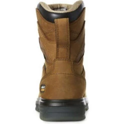 Ariat Men's Turbo 8" Carbon Toe WP Lace Up Work Boot - Bark - 10027326 7 Ariat Men's Turbo 8" Carbon Toe WP Lace Up Work Boot - Bark - 10027326 -Danner Shop 10027326 heel