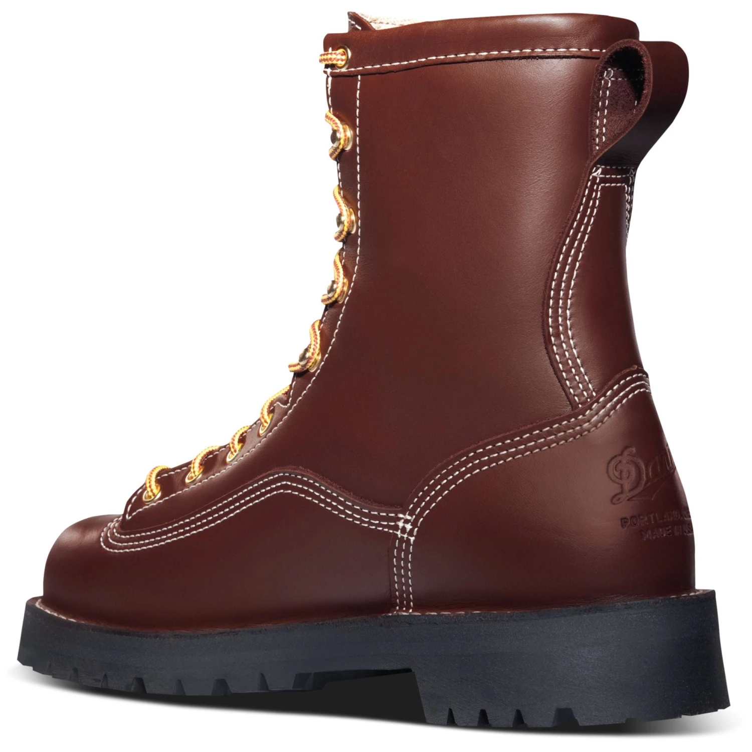 Danner Men's Rain Forest USA Made 8" Soft Toe WP Work Boot Brown 10600 2 Danner Men's Rain Forest USA Made 8" Soft Toe WP Work Boot Brown 10600 - Image 2