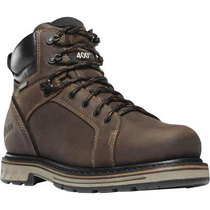 Danner Men's Steel Yard 6" Steel Toe WP Work Boot - Brown - 12531 1 Danner Men's Steel Yard 6" Steel Toe WP Work Boot - Brown - 12531