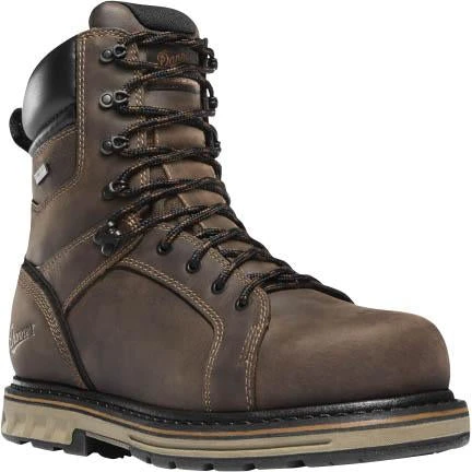 Danner Men's Steel Yard 8" Steel Toe WP Work Boot - Brown - 12534 1 Danner Men's Steel Yard 8" Steel Toe WP Work Boot - Brown - 12534