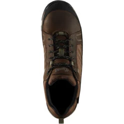 Danner Men's Riverside 3" WP Plain Toe Slip Resist Work Boot -Brown- 15343 -Danner Shop 15343 T