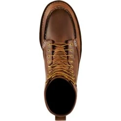 Danner Men's Bull Run 8" Moc Toe USA Made Wedge Work Boot - Tobacco - 15541 -Danner Shop 15541 T