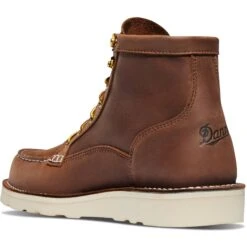 Danner Men's Bull Run 6" Moc Toe USA Made Wedge Work Boot - Tobacco - 15573 -Danner Shop 15573 M