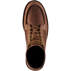 Danner Men's Bull Run 6" Moc Toe USA Made Wedge Work Boot - Tobacco - 15573 -Danner Shop 15573 T