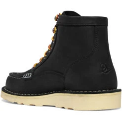 Danner Women's Bull Run 6" Slip Resist Moc Toe Work Boot - Black - 15587 7 Danner Women's Bull Run 6" Slip Resist Moc Toe Work Boot - Black - 15587 -Danner Shop 15587 M