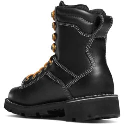 Danner Women's Quarry USA Made Alloy Toe WP Work Boot - Black - 17325 -Danner Shop 17325 2