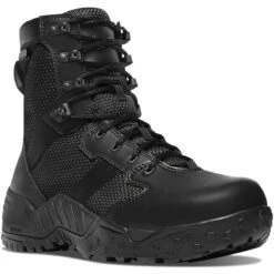 Danner Men's Scorch 8" Waterproof Side Zip Work Boot - Black - 25733
