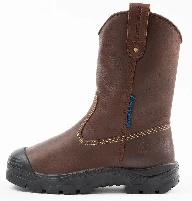 Steel Blue Men's Heeler Metguard Bump 10" WP Steel Toe Work Boot - Oak - 862905 3 Steel Blue Men's Heeler Metguard Bump 10" WP Steel Toe Work Boot - Oak - 862905 - Image 3