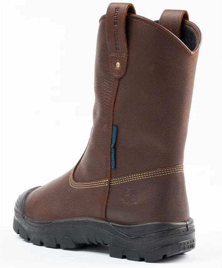 Steel Blue Men's Heeler Metguard Bump 10" WP Steel Toe Work Boot - Oak - 862905 4 Steel Blue Men's Heeler Metguard Bump 10" WP Steel Toe Work Boot - Oak - 862905 - Image 4