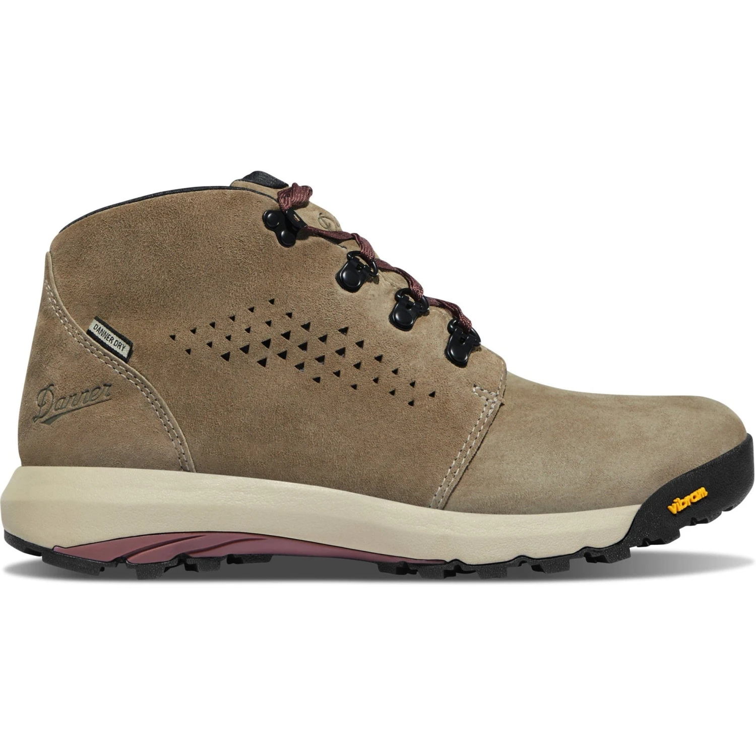 Danner Women's Inquire Chukka 4" WP Hiking Boot - Gray/Plum - 64501 2 Danner Women's Inquire Chukka 4" WP Hiking Boot - Gray/Plum - 64501 - Image 2