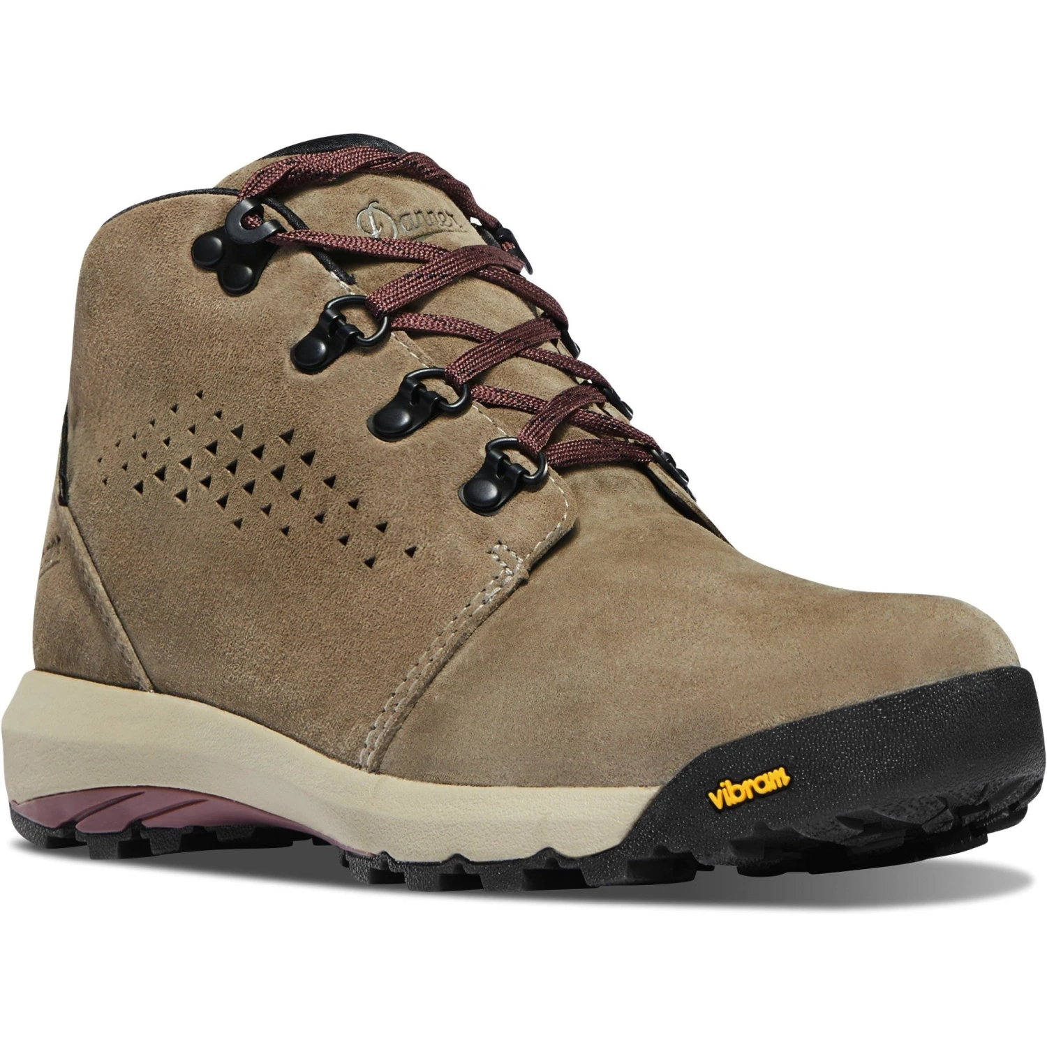 Danner Women's Inquire Chukka 4" WP Hiking Boot - Gray/Plum - 64501 1 Danner Women's Inquire Chukka 4" WP Hiking Boot - Gray/Plum - 64501