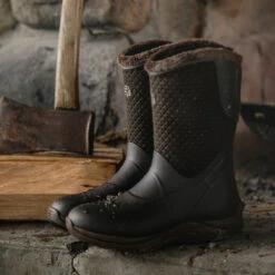 Lacrosse Women's Alpha Cozy 10" Soft Toe WP Rubber Boot - Brown - 656111 -Danner Shop 656111 alt2