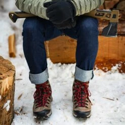 Danner Men's Arctic 600 7" WP 200G Side-Zip Hiking Boot- Brown- 67338 -Danner Shop 67338 lifestyle145