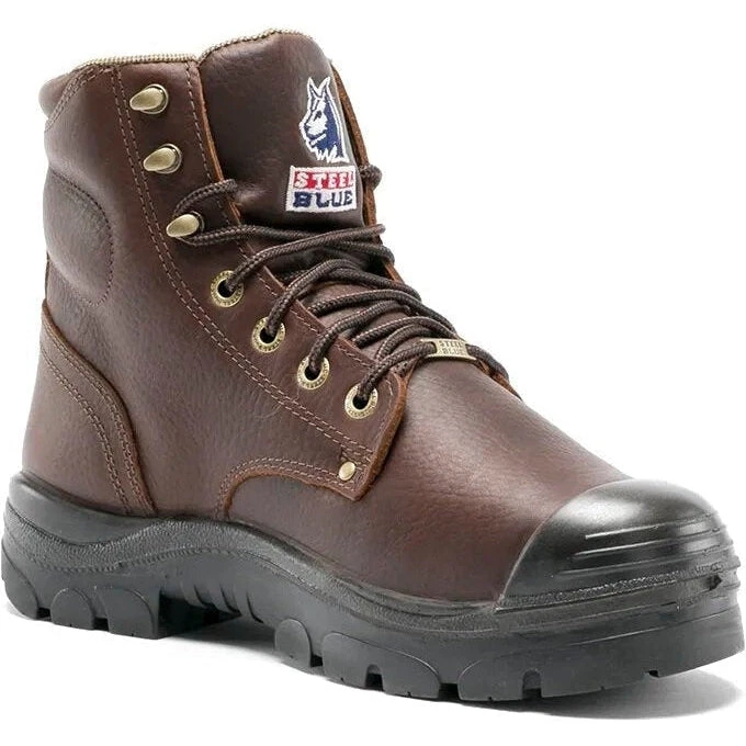 Steel Blue Men's Argyle Met Bump 6" WP Steel Toe Metguard Work Boot - Oak - 832912 1 Steel Blue Men's Argyle Met Bump 6" WP Steel Toe Metguard Work Boot - Oak - 832912