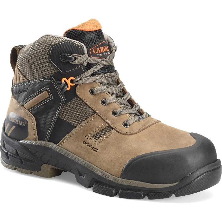 Carolina Men’s Duke 5" WP Comp Toe Hiker Work Shoe -Brown- CA5548 1 Carolina Men’s Duke 5" WP Comp Toe Hiker Work Shoe -Brown- CA5548