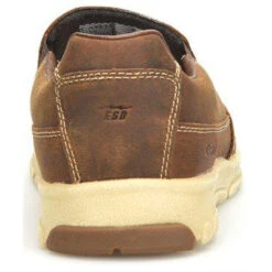 Carolina Men's S-117 Aluminum Toe Slip-On Work Shoe - Brown - CA5572 -Danner Shop CA5572 Heel