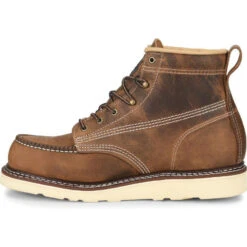 Carolina Men's AMP USA Made 6" Stl Toe Wedge Work Boot Brown - CA7811 -Danner Shop CA7811 Instep