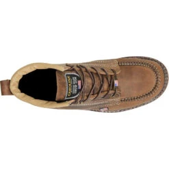 Carolina Men's AMP USA Made 6" Stl Toe Wedge Work Boot Brown - CA7811 -Danner Shop CA7811 Top