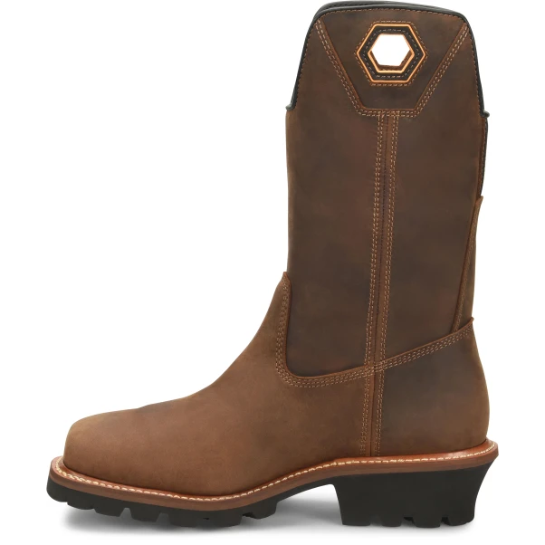 Carolina Men's Coppice 12" Comp Toe WP Logger Work Boot- Brown- CA9833 4 Carolina Men's Coppice 12" Comp Toe WP Logger Work Boot- Brown- CA9833 - Image 4