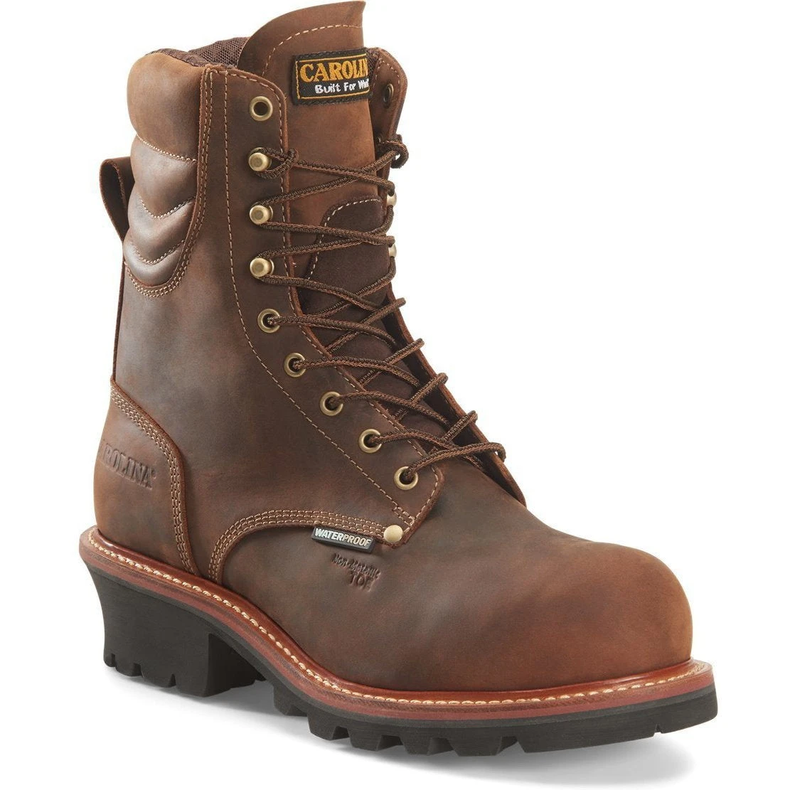 Carolina Men's Hemlock Composite Toe WP Work Boot - Brown - CA9854 1 Carolina Men's Hemlock Composite Toe WP Work Boot - Brown - CA9854
