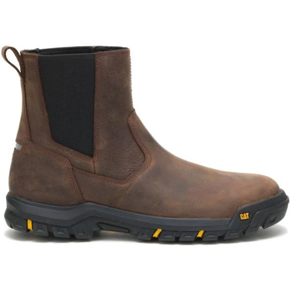 CAT Men's Wheelbase Soft Toe Work Boot - Clay - P51033 2 CAT Men's Wheelbase Soft Toe Work Boot - Clay - P51033 - Image 2