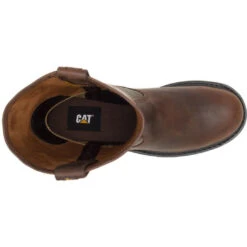 CAT Men's Revolver Soft Toe Work Boot - Brown - P72191 -Danner Shop CATM P72191 030419 F18 TOP