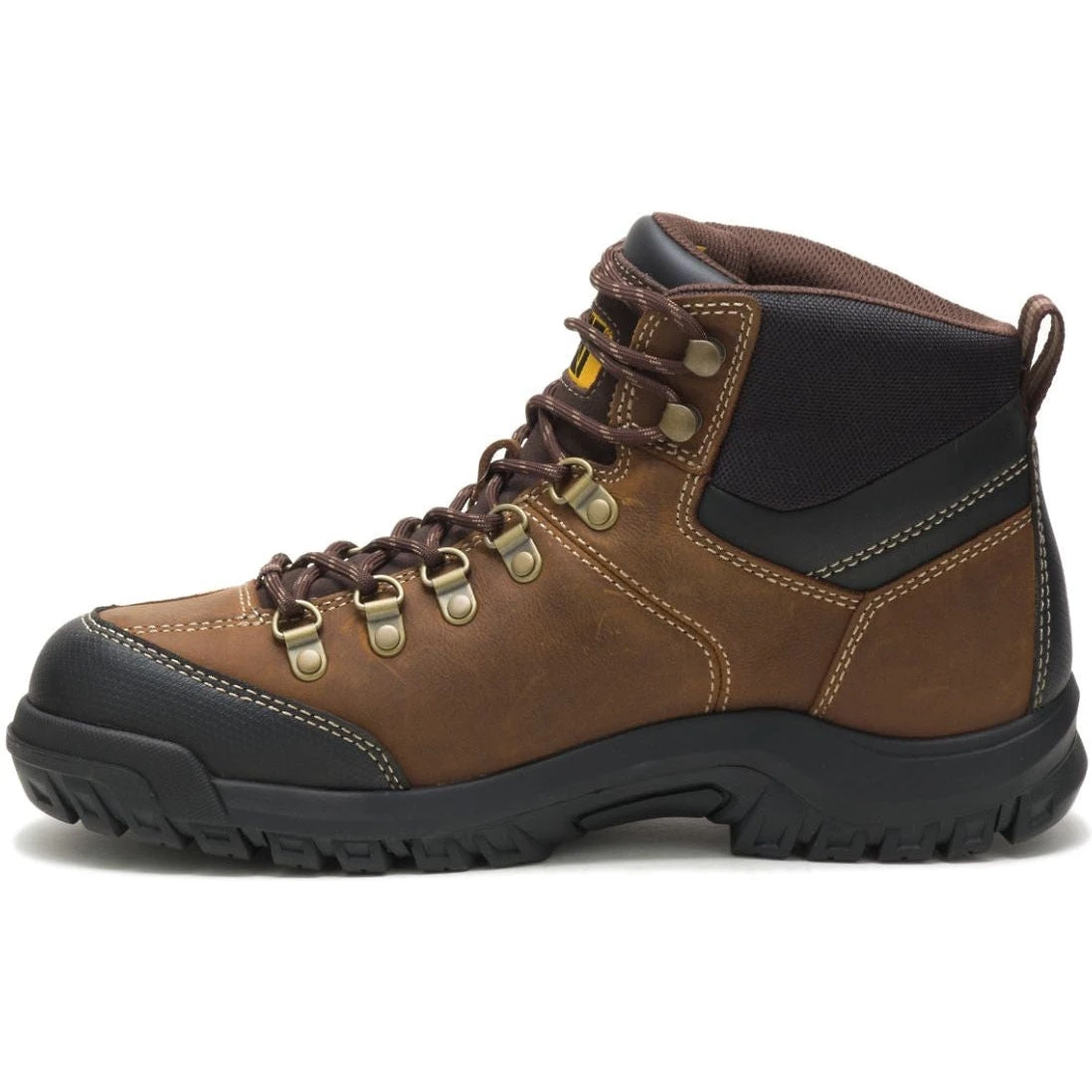CAT Men's Threshold Waterproof Work Boot - Real Brown - P74128 3 CAT Men's Threshold Waterproof Work Boot - Real Brown - P74128 - Image 3