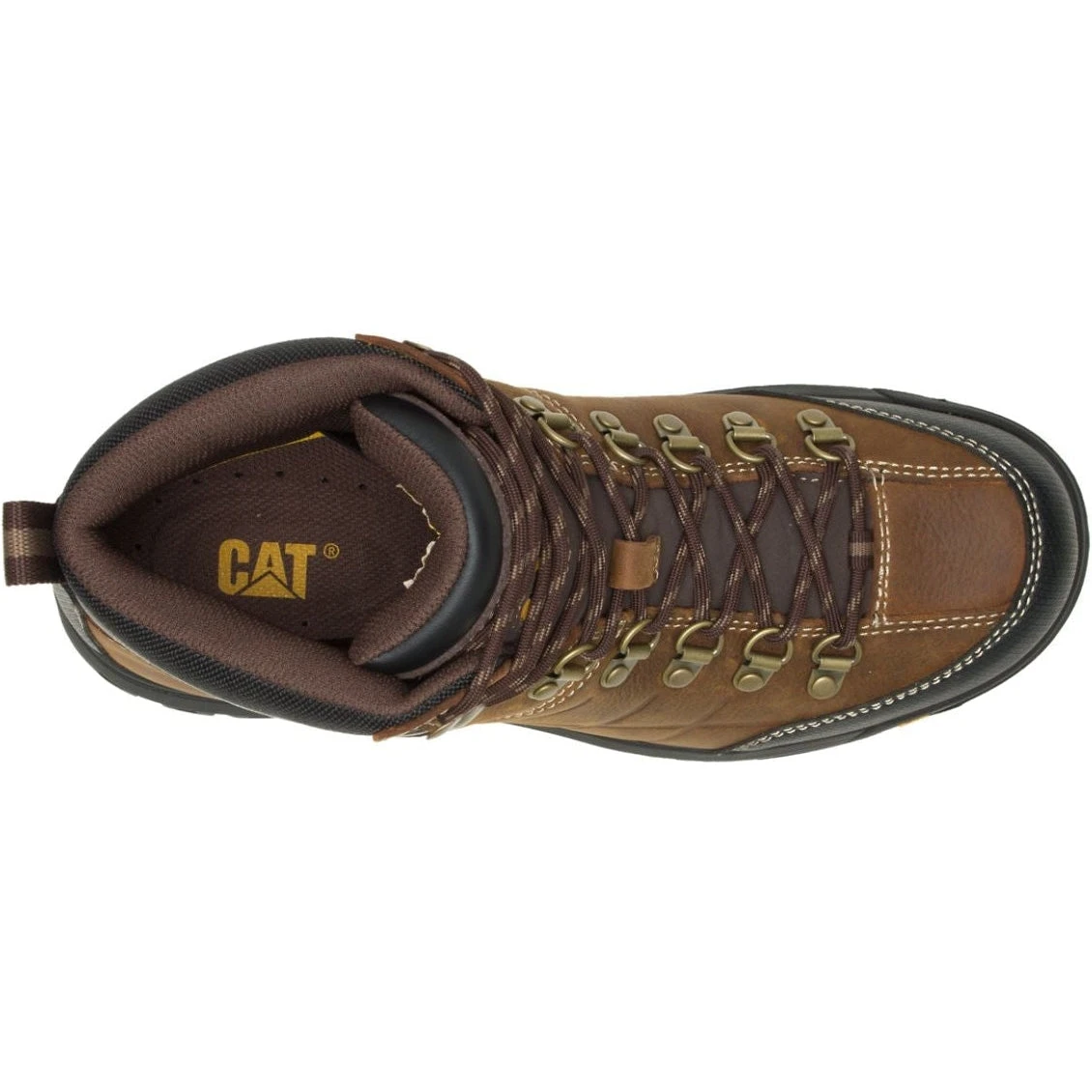 CAT Men's Threshold Waterproof Work Boot - Real Brown - P74128 5 CAT Men's Threshold Waterproof Work Boot - Real Brown - P74128 - Image 5