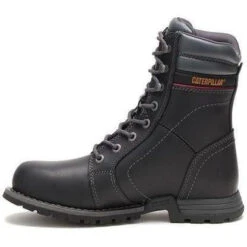 CAT Women's Echo Steel Toe WP Rubber Outsole Work Boot - Black - P90899 9 CAT Women's Echo Steel Toe WP Rubber Outsole Work Boot - Black - P90899 -Danner Shop CATM P90899 012519 F17 180