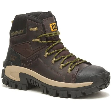 CAT Men's Invader Comp Toe Waterproof Hiker Work Boot -Coffee- P91541 1 CAT Men's Invader Comp Toe Waterproof Hiker Work Boot -Coffee- P91541