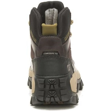 CAT Men's Invader Comp Toe Waterproof Hiker Work Boot -Coffee- P91541 5 CAT Men's Invader Comp Toe Waterproof Hiker Work Boot -Coffee- P91541 - Image 5