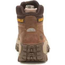 CAT Men's Invader Hi Steel Toe Slip Resist Work Boot -Mushroom- P91596 -Danner Shop CATM P91596 040622 S23 270
