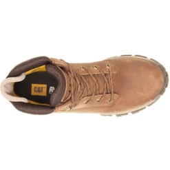 CAT Men's Invader Hi Steel Toe Slip Resist Work Boot -Mushroom- P91596 -Danner Shop CATM P91596 040622 S23 TOP
