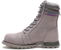 CAT Women's Echo Waterproof Steel Toe Work Boot - Grey - P90565 -Danner Shop CATW P90565 011119 F15 180