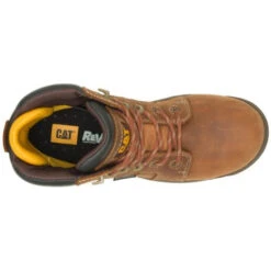 CAT Women's Resorption Waterproof Comp Toe Work Boot - Brown - P91392 10 CAT Women's Resorption Waterproof Comp Toe Work Boot - Brown - P91392 -Danner Shop CATW P91392 082021 S22 TOP