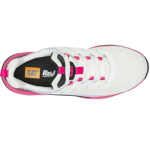 CAT Women's Streamline Runner CCT Original Work Shoe -White/Black- P91498 6 CAT Women's Streamline Runner CCT Original Work Shoe -White/Black- P91498 - Image 6