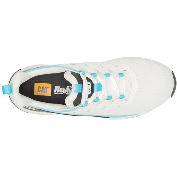 CAT Women's Streamline Runner CCT Original Work Shoe -White/Blue- P91600 6 CAT Women's Streamline Runner CCT Original Work Shoe -White/Blue- P91600 - Image 6