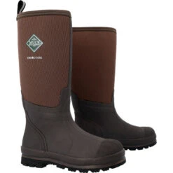 Muck Men's Chore Xpress Cool™ Tall 17" WP Rubber Work Boot - Brown - CHCT-900