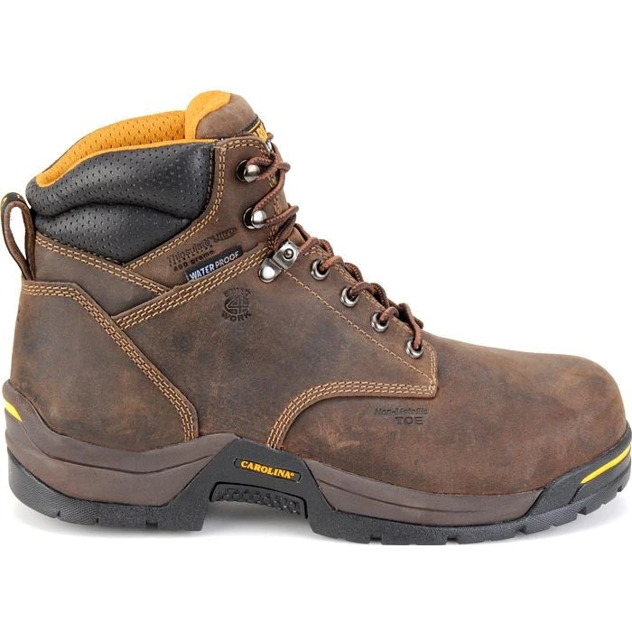 Carolina Men's Bruno Lo 6" Comp Toe WP Insulated Work Boot -Brown- CA5521 2 Carolina Men's Bruno Lo 6" Comp Toe WP Insulated Work Boot -Brown- CA5521 - Image 2