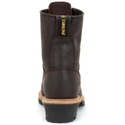 Carolina Men's Elm Logger 8" Steel Toe Slip Resist Work Boot -Brown- 1821 -Danner Shop CLA 006 1821