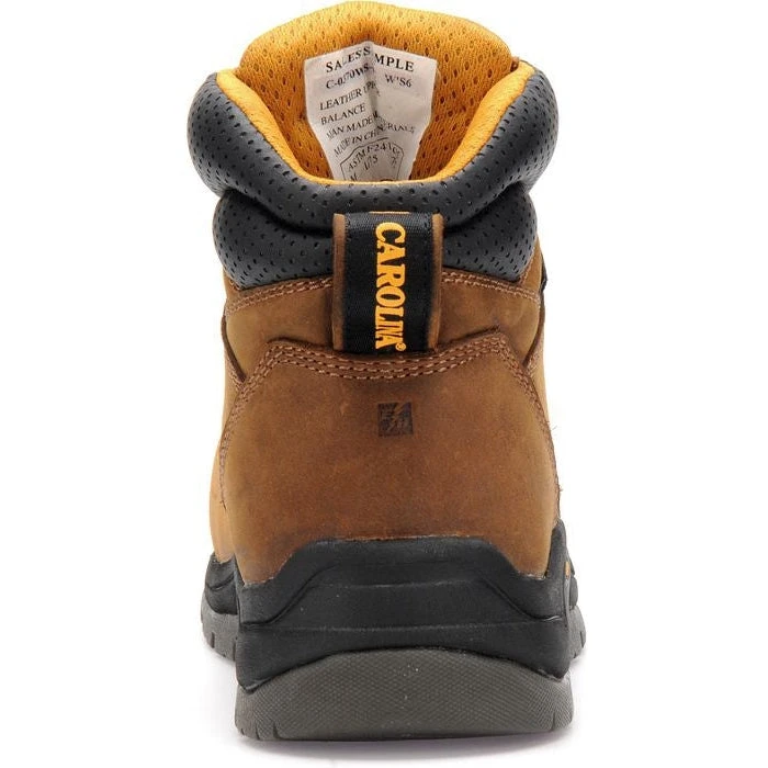 Carolina Women's Raleigh 6" Comp Toe WP Slip Resist Work Boot -Brown- CA1620 5 Carolina Women's Raleigh 6" Comp Toe WP Slip Resist Work Boot -Brown- CA1620 - Image 5