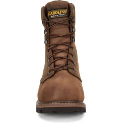 Carolina Men's Installer 8" Steel Toe WP Slip Resist Work Boot -Brown- CA3557 -Danner Shop CLA 008 ca3557