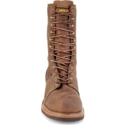 Carolina Men's Linesman 10" Soft Toe WP Slip Resist Work Boot -Brown- CA904 -Danner Shop CLA 008 ca904