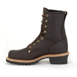 Carolina Men's Elm Logger 8" Steel Toe Slip Resist Work Boot -Brown- 1821 -Danner Shop CLA 009 1821