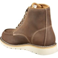 Carhartt Men's 6" Soft Toe Waterproof Wedge Work Boot Brown - CMW6095 -Danner Shop CMW6095 2
