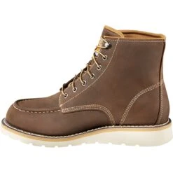 Carhartt Men's 6" Soft Toe Waterproof Wedge Work Boot Brown - CMW6095 -Danner Shop CMW6095 3
