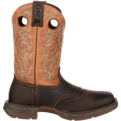 Durango Men's Rebel 11" Steel Toe WP Western Boot- Brown/Tan- DB019 11 Durango Men's Rebel 11" Steel Toe WP Western Boot- Brown/Tan- DB019 -Danner Shop DB019 profile